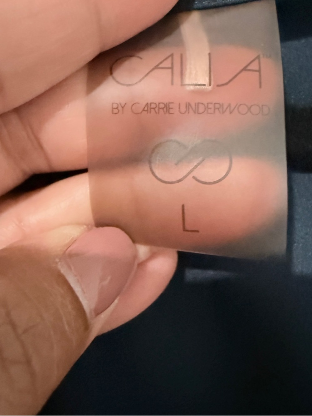 CALIA by Carrie Underwood Navy Activewear Top Size L - Picture 8 of 9